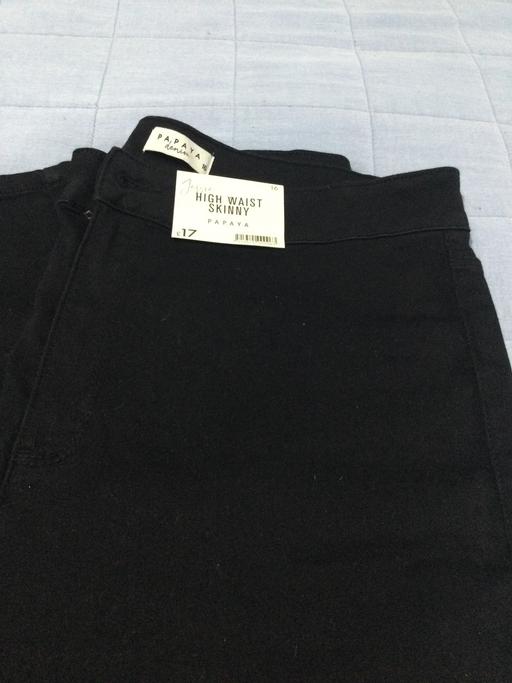 Buy & Sell Wednesbury Sandwell - Photos for Black papaya size 16 high waist jeans new £8.