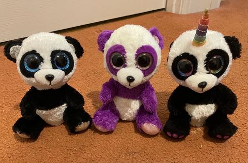 Buy & Sell Forest Town Mansfield - Photos for 3x panda Beanie Boos (no tags)