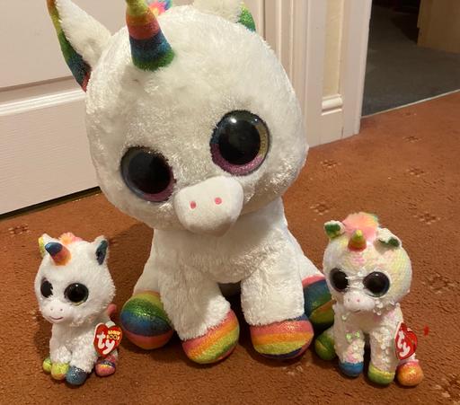 Buy & Sell Mansfield Town Centre Mansfield - Photos for 3x unicorn Beanie Boos