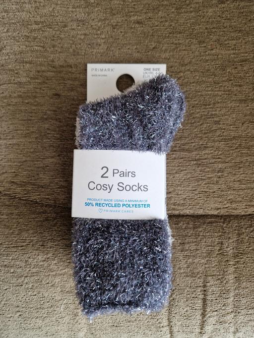 Buy & Sell Ramsgate Thanet - Photos for bn 2pk sparkly cosy socks size 4-8
