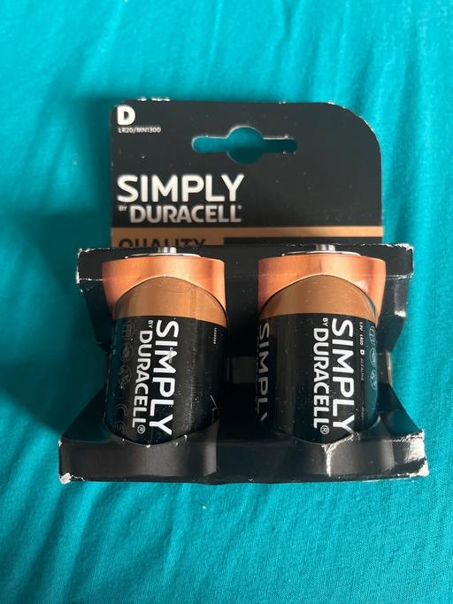 Buy & Sell Kings Heath Birmingham - Photos for REDUCED Duracell Batteries (D)