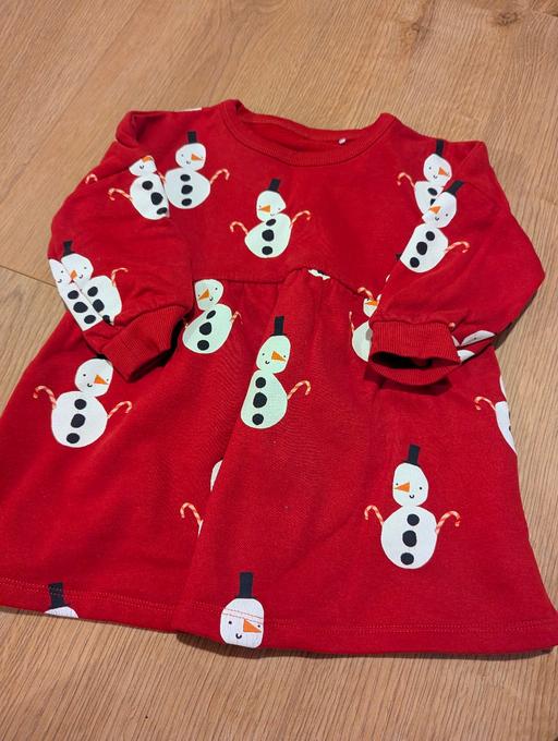 Buy & Sell Weoley Castle Birmingham - Photos for 1-1.5 years baby girls xmas snowman dress