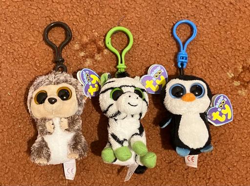 Buy & Sell Mansfield Town Centre Mansfield - Photos for 4x RARE Beanie Boos (plain eyes, purple tag)