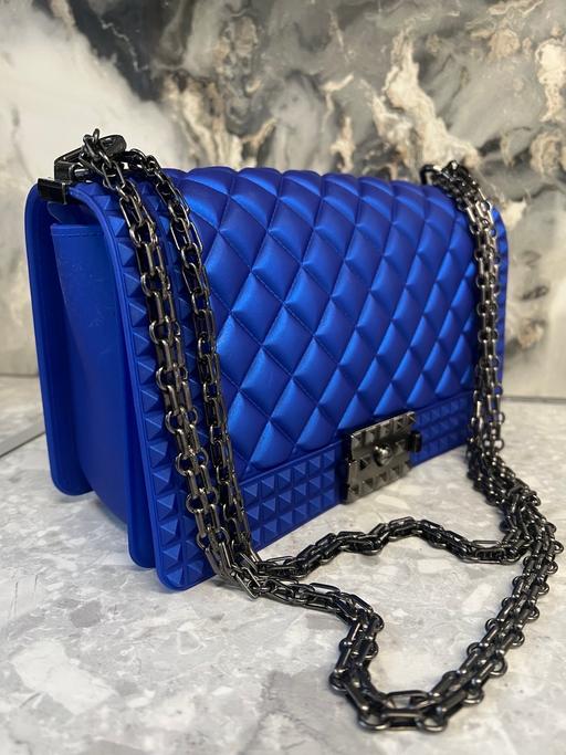 Buy & Sell Perry Barr Birmingham - Photos for Luxury Blue Quilted Crossbody Bag