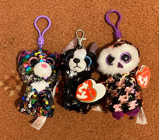 Buy & Sell Mansfield Town Centre Mansfield - Photos for 3x flippable Beanie Boo clips (with tags)