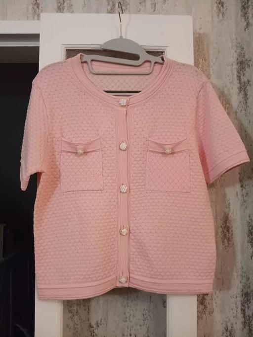 Buy & Sell Hornchurch Havering - Photos for Pink gold button jumper medium