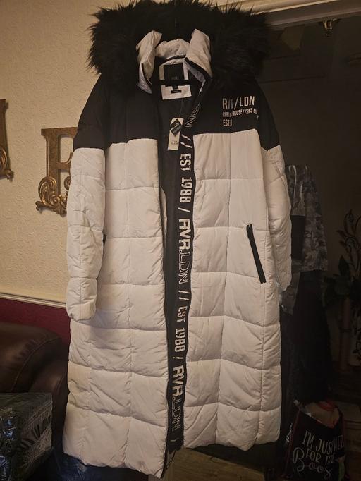 Buy & Sell Pensnett Dudley - Photos for RIVER ISLAND WINTER COAT SZ 24..NEW RRP £120