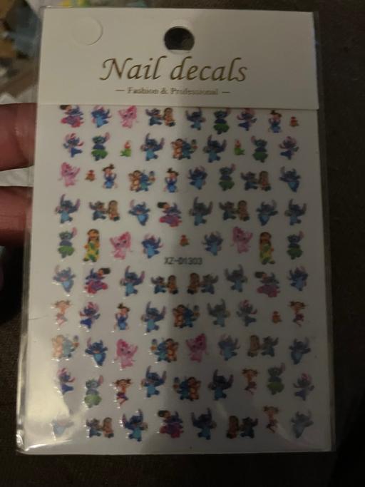 Buy & Sell Wednesfield Wolverhampton - Photos for Stitch nail stickers £1 a pack