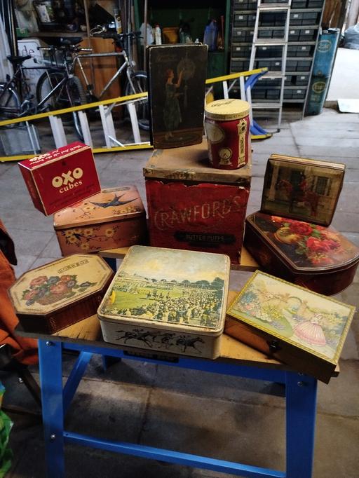 Buy & Sell Tame Valley Industrial Estate Tamworth - Photos for Joblot Of 10 x Vintage Advertising Tins