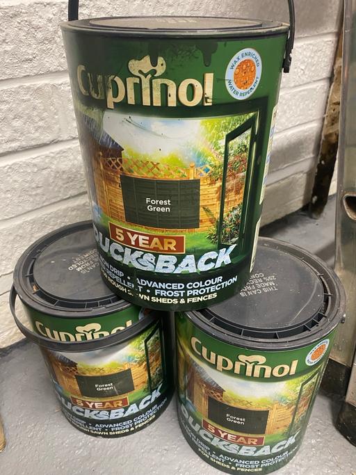 Buy & Sell Netherton Dudley - Photos for Cuprinol Fence & Shed Paint 2x5L Forest Green