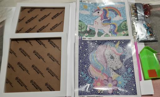 further learning Bloxwich Walsall - Photos for 2 Diamond Art Unicorn Pictures