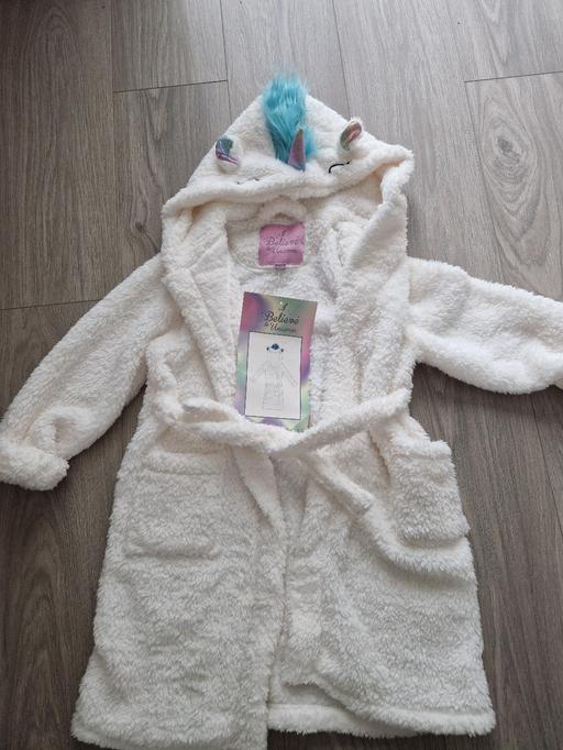 Buy & Sell Prescot Knowsley - Photos for New Girls Unicorn Dressing Gown Age 5-6
