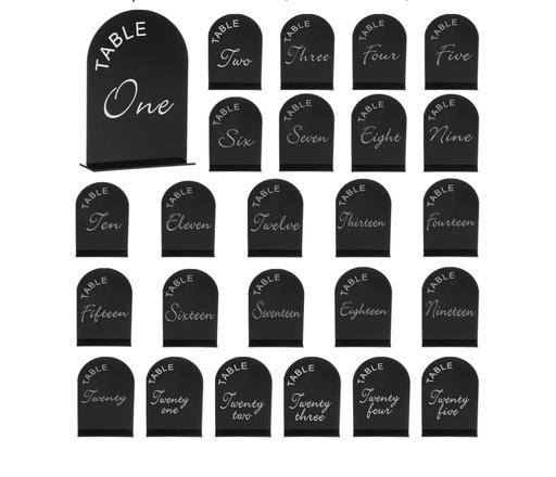 Buy & Sell Thornaby Stockton-on-Tees - Photos for 25 pcs black Arch Acrylic signs with stand s