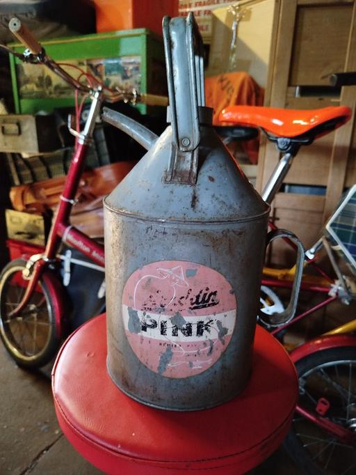 Buy & Sell Tame Valley Industrial Estate Tamworth - Photos for Vintage Aladdin Pink Prem Paraffin Fuel Can