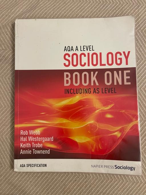 Buy & Sell Highbury North London - Photos for AQA A-level sociology book one