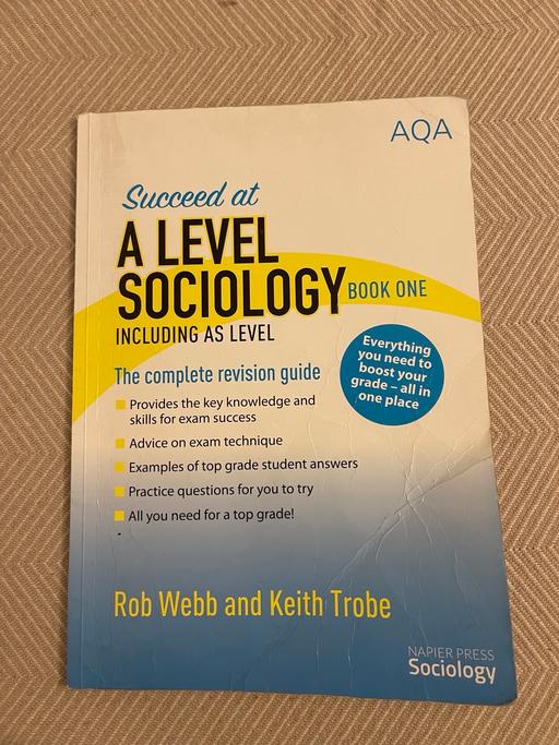 Buy & Sell Highbury North London - Photos for A-level sociology book one