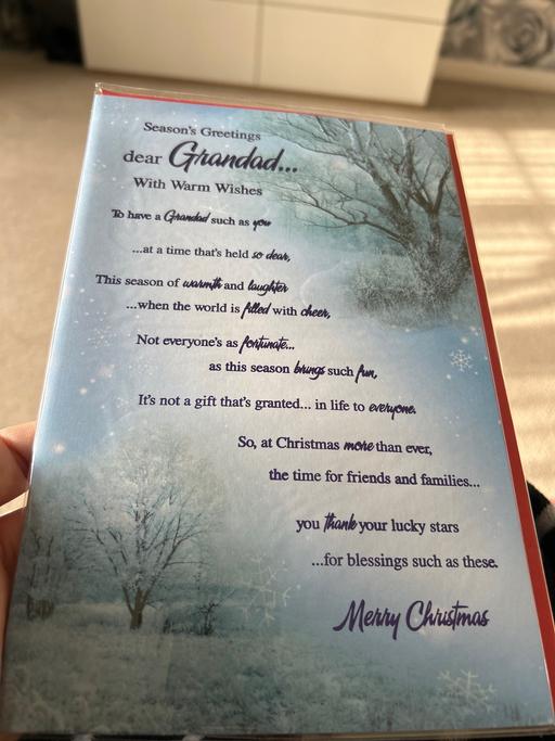 Buy & Sell Church Hill North Redditch - Photos for Grandad Christmas card