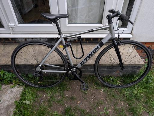 Buy & Sell - Photos for Road bike Triban RC 100 Grey Size M + Lock, H