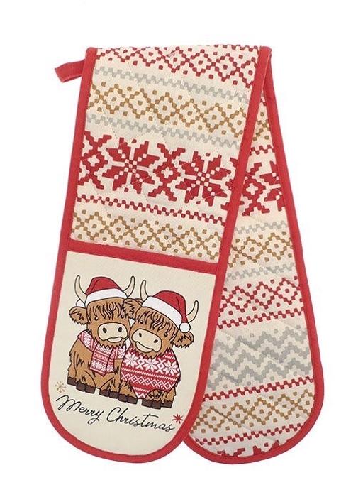 Buy & Sell Chase Terrace Lichfield - Photos for Highland Cow Christmas Apron and oven gloves