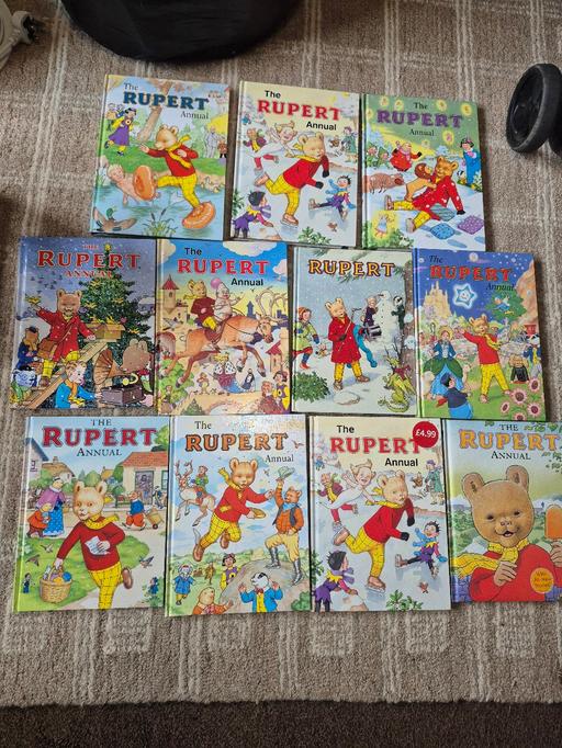 Buy & Sell Hasbury Dudley - Photos for 11 x Rupert the bear Annuals
