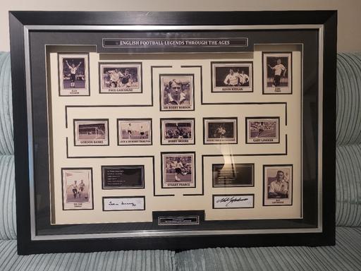 Buy & Sell Miry Lane Industrial Estate Wigan - Photos for Framed England legends photo collage 