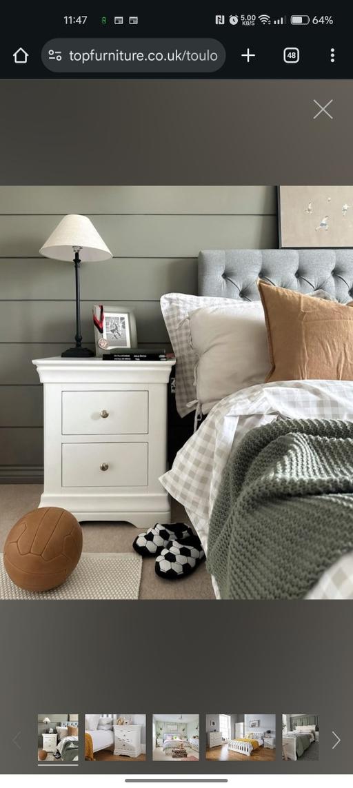 Buy & Sell Hemel Hempstead Dacorum - Photos for French Inspired White Bedside Tables