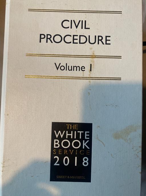 Buy & Sell Bromley by Bow East London - Photos for Civil procedure Volume 1 2018