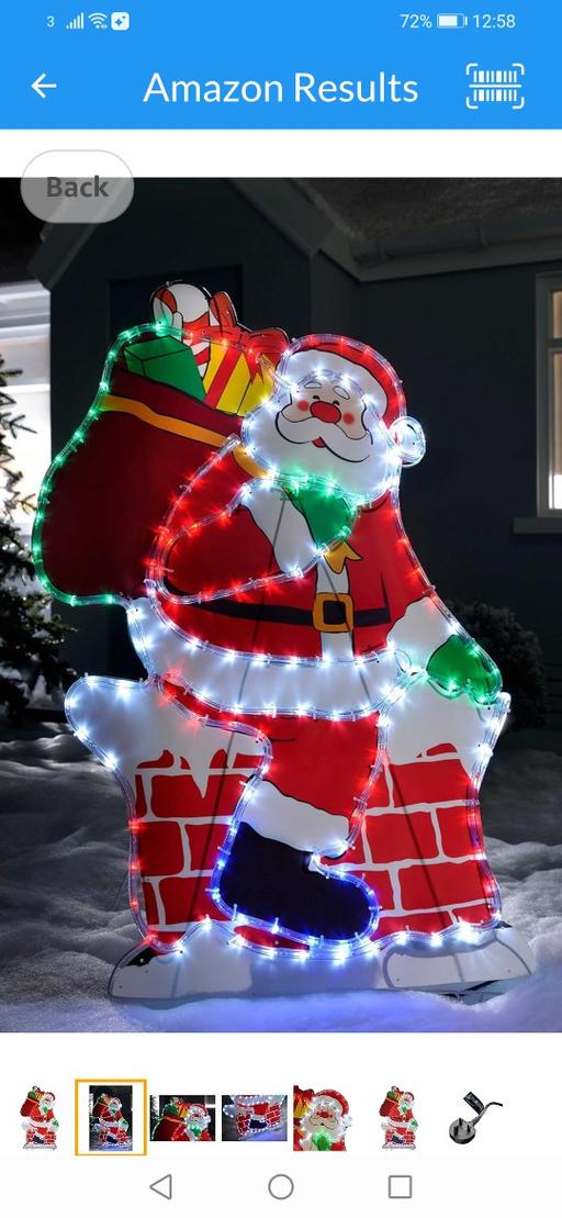 Buy & Sell Moseley Village Wolverhampton - Photos for New Xmas Santa on chimney light up