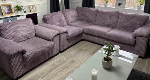 Buy & Sell Bean Dartford - Photos for Lilac corner sofa and chair
