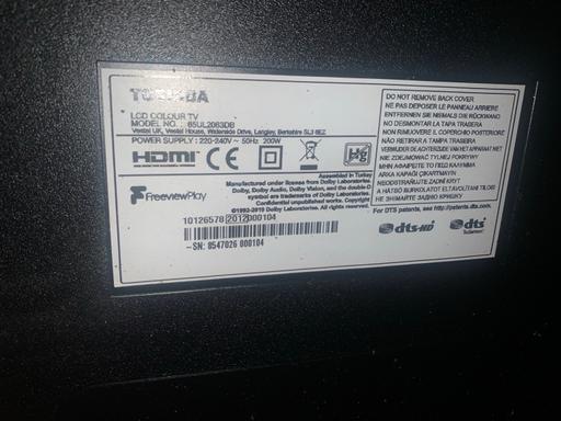 Buy & Sell Stockley Park Hillingdon - Photos for Toshiba 65”tv