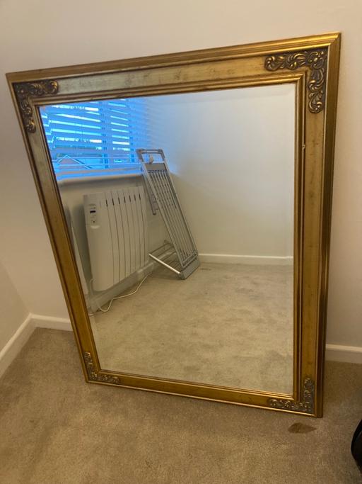 Buy & Sell Hopwood Bromsgrove - Photos for Large gold decorative mirror