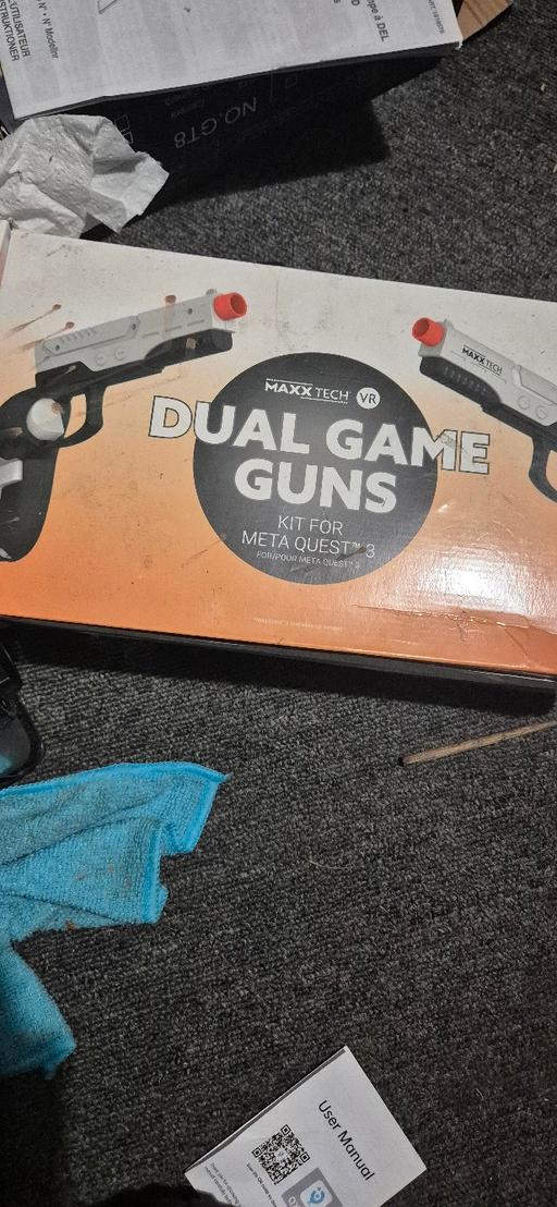 Buy & Sell Burnt Oak North West London - Photos for meta quest 3s vr console with dual game guns