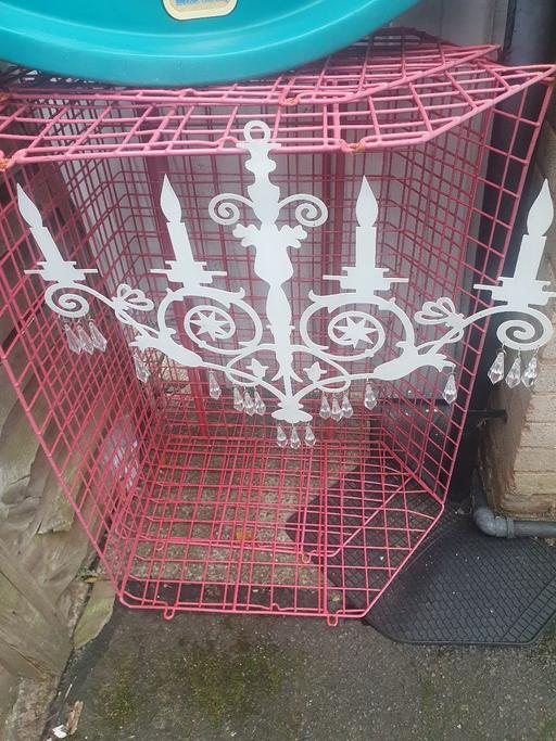 Buy & Sell Pensnett Dudley - Photos for White Metal Decoration With Hanging Crystals
