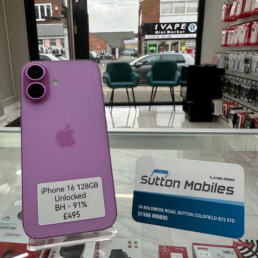Buy & Sell Sutton Coldfield Birmingham - Photos for iPhone 16 128GB Unlocked