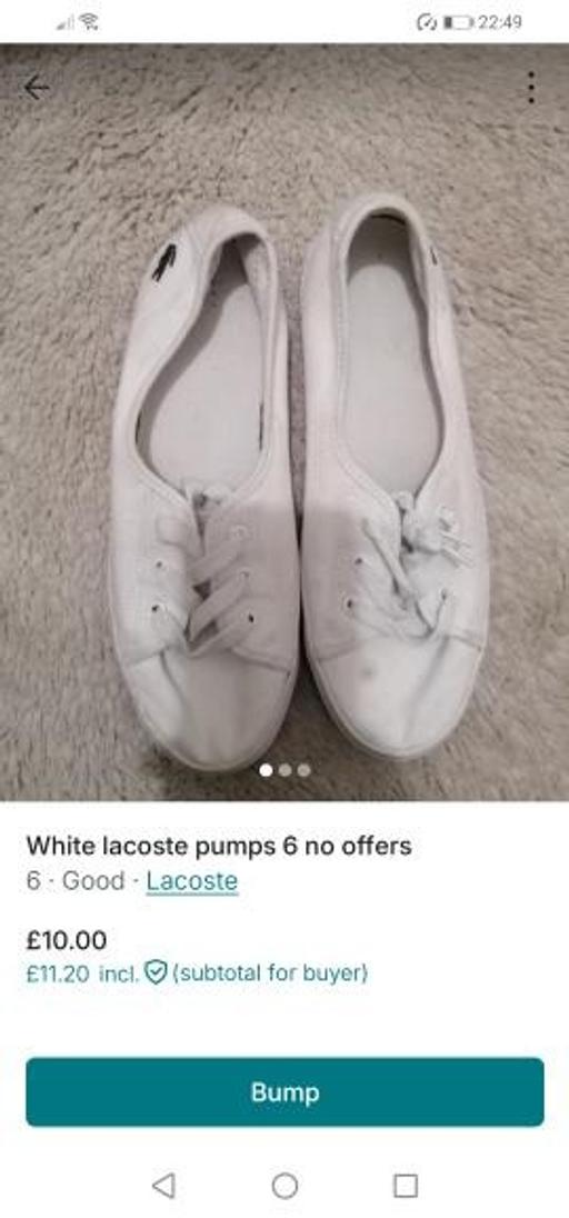 Buy & Sell Oldbury Sandwell - Photos for White lacoste women's pumps 6
