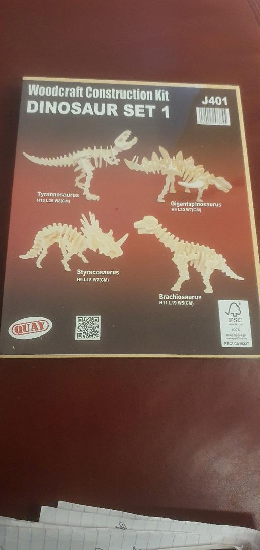 further learning Edgbaston Birmingham - Photos for Woodcraft Construction Kit Dinosaur Set