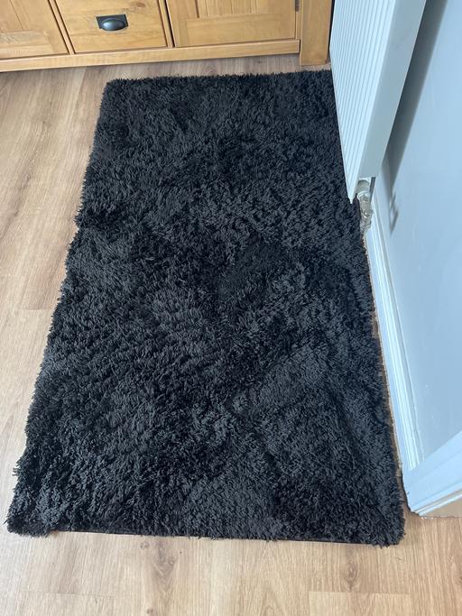 Buy & Sell Cadeby Doncaster - Photos for Habitat black rug 150 x 80