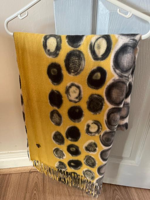 Buy & Sell Cadeby Doncaster - Photos for Mustard and black circle shawl/scarf