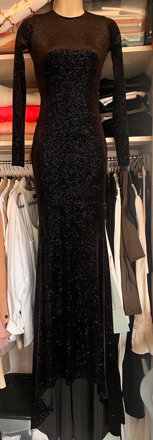 Buy & Sell Pimlico Central London - Photos for Club London FishTail Black Velvet Dress UK 8