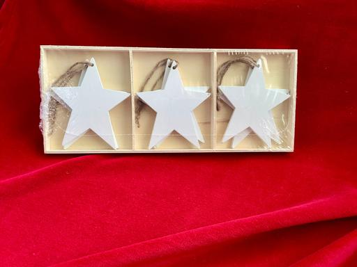 Buy & Sell Haydock Saint Saint Helens - Photos for Wooden Star Set of Christmas Hangers