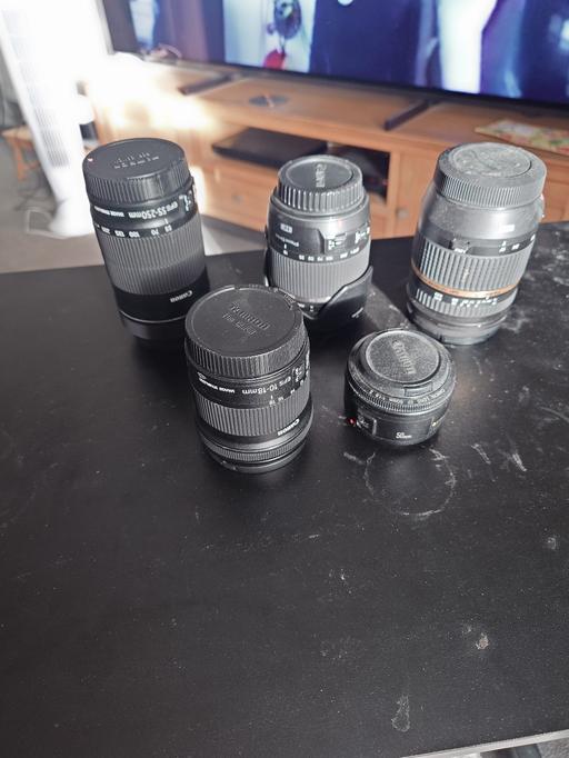 Buy & Sell Waltham Cross Broxbourne - Photos for 5 canon lenses for sale.