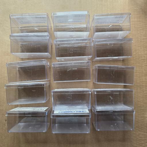 further learning Amblecote Dudley - Photos for 15 Small Clear Plastic Boxes 90 x 60 x 40