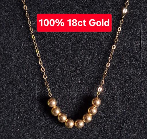 Buy & Sell Mitcham Merton - Photos for Solid 18ct Gold Bead Necklace