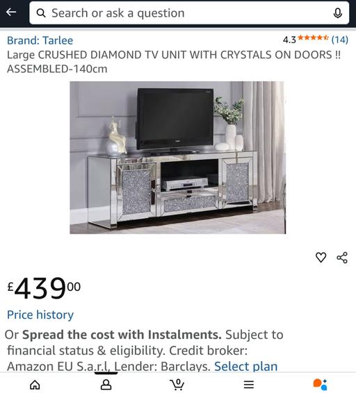 Buy & Sell Bellshill North Lanarkshire - Photos for 2 Stunning Crushed Diamond Units. £300 ONO