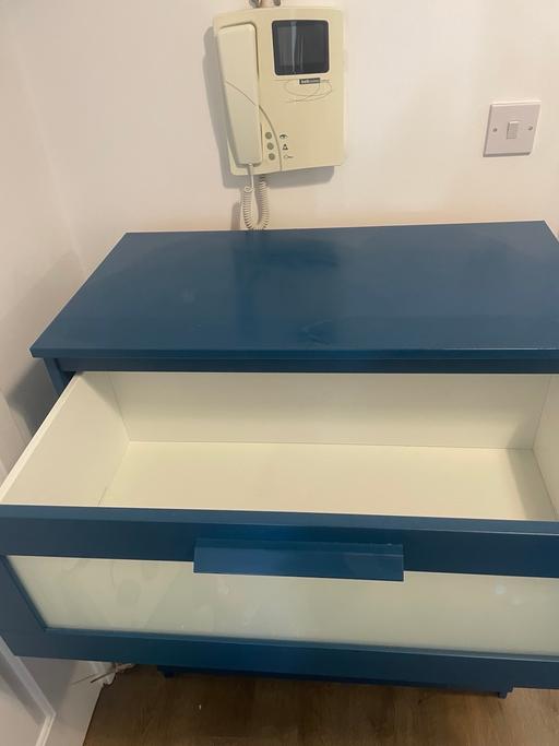 Buy & Sell East India East London - Photos for blue chest of drawers