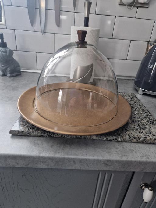 Buy & Sell Scholes Rotherham - Photos for large large glass dome on cake stand 