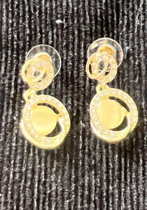Buy & Sell Whitchurch Bath and North East Somerset - Photos for Gold colour crystal dangle drop earrings