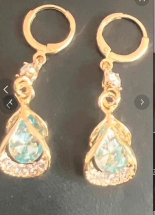 Buy & Sell Whitchurch Bath and North East Somerset - Photos for Silver colour turquoise crystal earrings