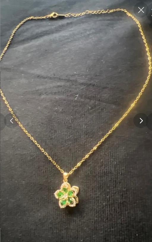 Buy & Sell Bristol Bristol - Photos for Gold colour crystal flower rotary pendant