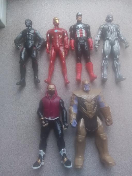 Buy & Sell Streetly Walsall - Photos for COLLECTION OF SIX ACTION FIGURES SOME MARVEL